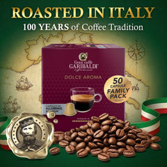 Caffè Garibaldi espresso con crema espesa y beneficio sabor equilibrado