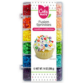 Cake Mate estuche frontal con sprinkles coloridos para decorar postres