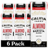 Califia Farms frente del empaque 32 oz mostrando el envase práctico y shelf-stable