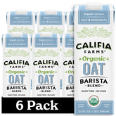 Califia Farms frente del envase mostrando diseño y tamaño útil para baristas