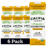 Califia Farms envase frontal mostrando el producto y su etiqueta orgánica