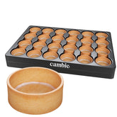 Cambie caja frontal con 96 tartaletas lista para usar, ahorro de tiempo