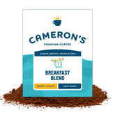 Cameron's bolsa frontal 64 oz mostrando el diseño y beneficio de suministro prolongado