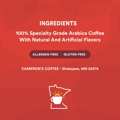 Cameron's Coffee detalle del molido que evidencia textura uniforme y extracción óptima