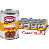Campbell’s Chunky lata frente mostrando diseño y conveniencia