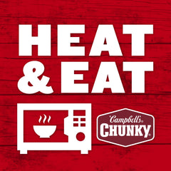 Campbell’s Chunky ingredientes principales: carne, papas y zanahorias, sabor robusto