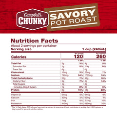 Campbell’s Chunky detalle de la lata y etiqueta legible favoreciendo decisión de compra