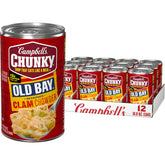 Campbell’s Chunky frente de lata mostrando la marca y diseño atractivo