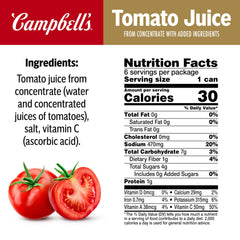 Campbell's lata cerrada enfocando etiqueta y legibilidad del producto