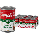 Campbell's lata frente mostrando diseño y conveniencia de almacenamiento