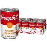 Campbell's lata frontal mostrando diseño y facilidad de uso