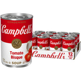 Campbell's lata frontal mostrando diseño y conveniencia