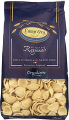 Camp'Oro orecchiette paquete frontal mostrando marca y presentación