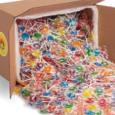 Candy Creek Lollipops caja frontal mostrando 880 paletas para promociones