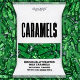 Candy Envy bolsa frontal mostrando envolturas verdes y cantidad visible