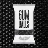 Candy Envy gumballs negras frontal muestra calidad y color uniforme