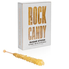 Candy Envy palito Gold Rock Candy vista frontal y empaque llamativo