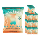 Candy People empaque frontal VegoBears mostrando paquete individual y beneficios