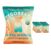 Candy People paquete frontal mostrando VegoBears veganas, práctico y atractivo