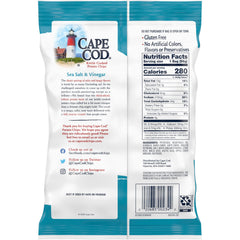 Cape Cod comparación de tamaño con una mano, porción individual de 2 oz clara