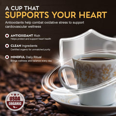 Cardiology Coffee molienda reciente para preservar aroma y sabor