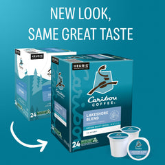 Detalle de cápsula Caribou Coffee que muestra textura y sellado, garantiza frescura