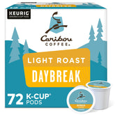 Caribou Coffee empaque frontal mostrando 72 cápsulas y beneficio conveniencia