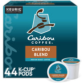 Caribou Coffee caja frontal con 44 cápsulas, conveniencia diaria
