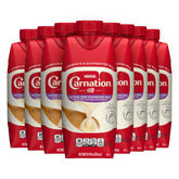 Carnation frente paquete de 8 latas, almacenamiento práctico y ahorro