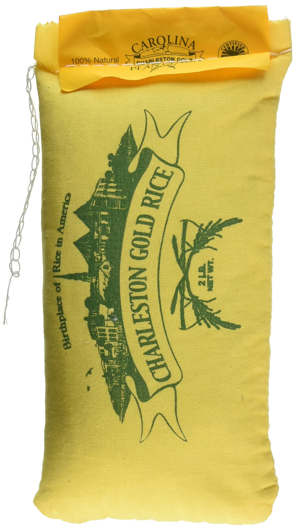 Carolina Plantation paquete frontal de Charleston Gold, muestra aroma y textura