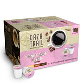 Caza Trail frente del empaque mostrando 100 cápsulas y conveniencia