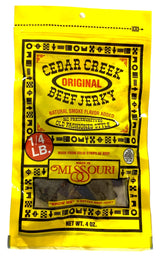 Cedar Creek frente del empaque mostrando 4 oz y beneficios saludables