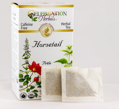 Celebration Herbals primer plano de una bolsita para preparación fácil