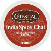 Celestial Seasonings caja frontal mostrando 24 cápsulas y diseño atractivo