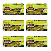 Celestial Seasonings empaque frontal mostrando caja y bolsitas, atractivo visual