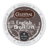 Celestial Seasonings caja frontal mostrando 24 cápsulas y conveniencia