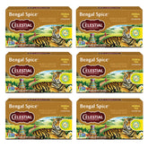 Celestial Seasonings caja frontal Bengal Spice muestra sabor especiado