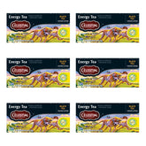Celestial Seasonings frontal de la caja mostrando 12 bolsitas y diseño atractivo