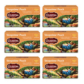 Celestial Seasonings vista frontal de la caja mostrando diseño y cantidad