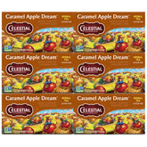 Celestial Seasonings frontal del pack de seis cajas mostrando diseño y cantidad