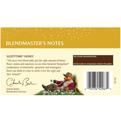 Celestial Seasonings primer plano de la bolsita, sin hilo ni grapa para menos residuos
