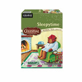 Celestial Seasonings empaque frontal Sleepytime mostrando 24 cápsulas y beneficio conveniencia