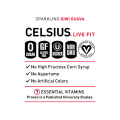 CELSIUS lata junto a botella para comparar tamaño slim práctico