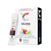 CELSIUS sobre frontal mostrando caja y beneficio portátil