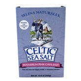 Celtic Sea Salt envase frontal mostrando la presentación y uso fácil