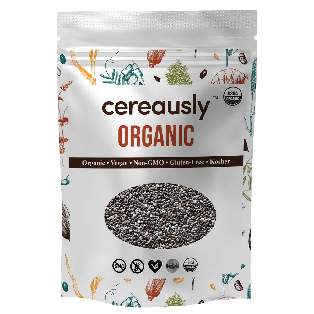 Cereausly bolsa al frente mostrando 4 lb y sello resellable para mayor frescura