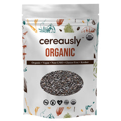 Cereausly bolsa al frente mostrando 4 lb y sello resellable para mayor frescura
