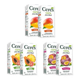 Ceres frente del pack de 6 botellas mostrando variedad y conveniencia