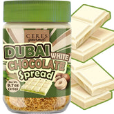 Ceres Gourmet frasco frontal con crema Dubai, presentación atractiva y lista para regalar
