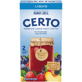 Certo paquete frontal mostrando cajas y cantidad, ayuda a identificar el producto